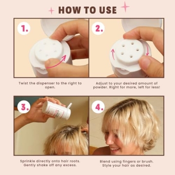 Natural Dry Shampoo Powder for Fresh Hair Anytime