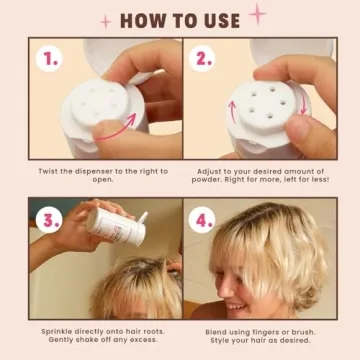 Natural Dry Shampoo Powder for Fresh Hair Anytime