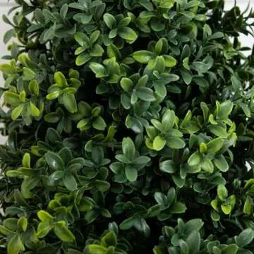 Nearly Natural 2.5ft. UV Resistant Artificial Boxwood Plant with Integrated Ground Stake (Indoor/Outdoor) - Set of 2