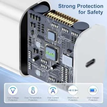 for iPhone Fast Charging Block with 10ft Cable,for Apple Certified 2Pack Wall Charger Plug and USB C to Lightning Cord Long,Type C Power Adapter Cube Brick for Apple iPhone 14 ProMax/13 Pro/12 Mini/11