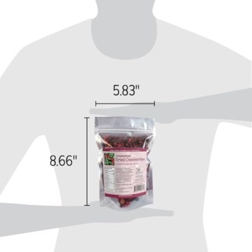 Unsweetened Dried Cranberries, Organic & Sugar-Free