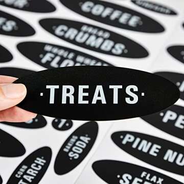 158 Chalkboard Pantry Labels by Talented Kitchen for Organizing