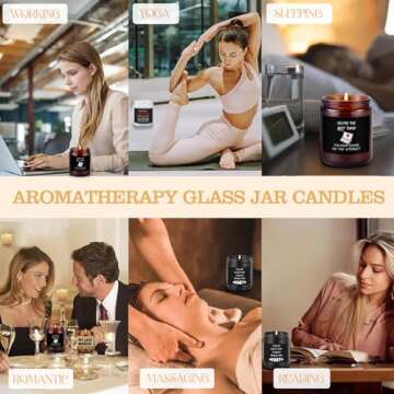 Scented Candle Men Women Adult White Elephant Gifts Ideas Useful Funny Novelty Best Unique Good Hila...