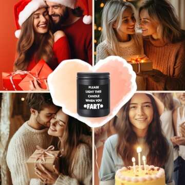 Scented Candle Men Women Adult White Elephant Gifts Ideas Useful Funny Novelty Best Unique Good Hilarious Naughty Dirty Santa Christmas Weird Cool Gag Practical Cute Stuff Under 10 15 20 25 Dollar