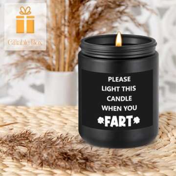 Scented Candle Men Women Adult White Elephant Gifts Ideas Useful Funny Novelty Best Unique Good Hilarious Naughty Dirty Santa Christmas Weird Cool Gag Practical Cute Stuff Under 10 15 20 25 Dollar