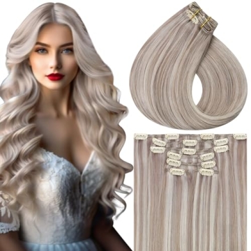 Vivien Clip in Hair Extensions Real Human Hair for Stunning Volume