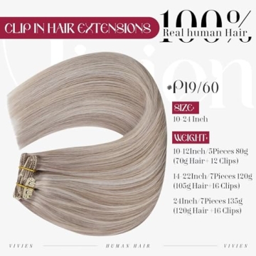Vivien Clip in Hair Extensions for Luxurious Length