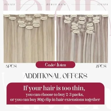 Vivien Clip in Hair Extensions for Luxurious Length