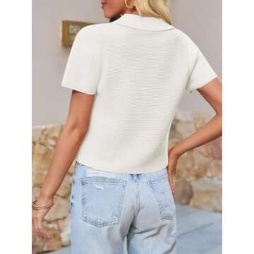 Saodimallsu Short Sleeve Cropped Cardigan for Women