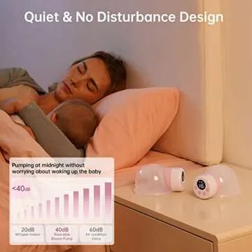 TSRETE Electric Breast Pump for Busy Moms, Hands-Free