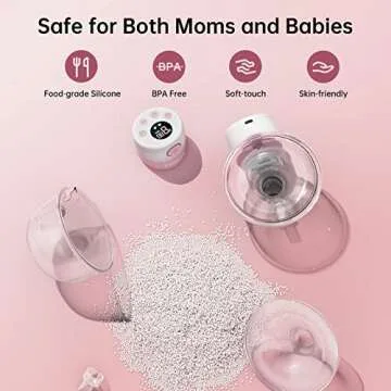 TSRETE Electric Breast Pump for Busy Moms, Hands-Free