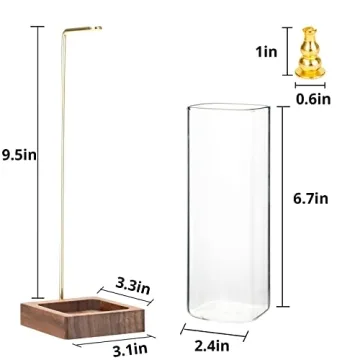 Stylish DNZRONK Incense Holder with Glass Collector