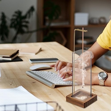 Stylish DNZRONK Incense Holder with Glass Collector