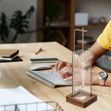 Stylish DNZRONK Incense Holder with Glass Collector