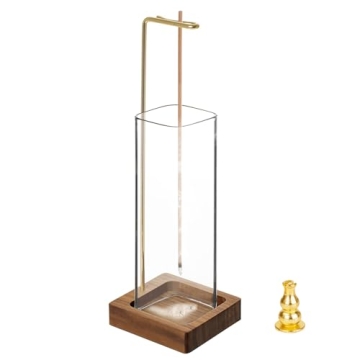 Stylish DNZRONK Incense Holder with Glass Collector