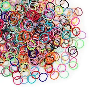 200PCS Small Hair Ties,No Crease Baby Hair Ties,Elastic Hair Ponytail Holder Hair Accessories for Baby Girls Infants Toddlers Kids