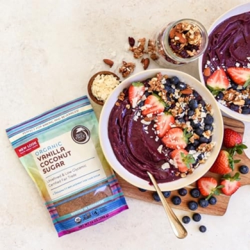 Organic Vanilla Coconut Sugar for Healthy Baking