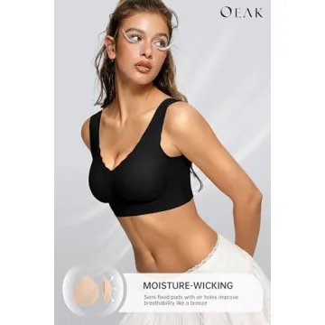 OEAK Wireless Bras for Ultimate Comfort and Support