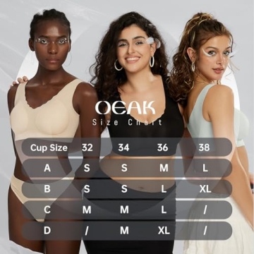 OEAK Wireless Bras for Ultimate Comfort and Support