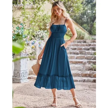 GRACE KARIN Women's Summer Maxi Dress with Pockets