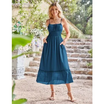 GRACE KARIN Women's Summer Maxi Dress with Pockets