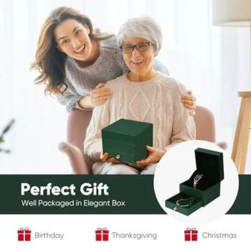 Dainty Women's Wrist Watch with Green Malachite Dial