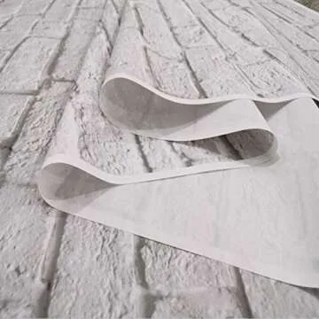 SJOLOON 10x10ft White Brick Photography Backdrop - Stylish & Durable