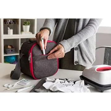 Cricut EasyPress Tote, Carrying Case for Cricut Easy Press Machines and Accessories, Compatible with Cricut EasyPress 2 - 6"x 7"