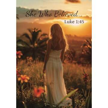 She Who Believed... Faith And Inspiration Notebook