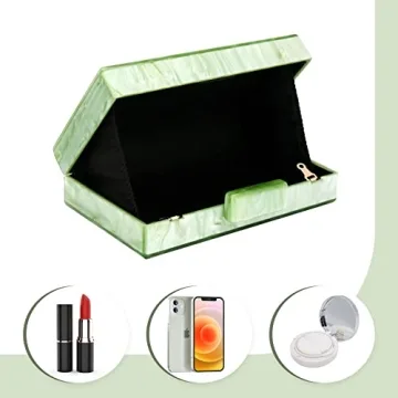 Elegant Rkrouco Acrylic Evening Clutch Bag for Women