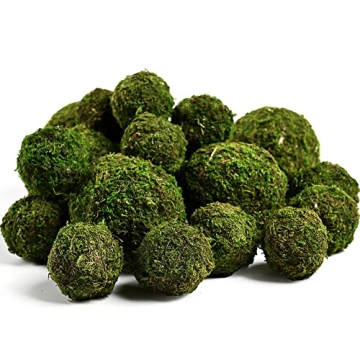 Usmola 18pcs Decorative Moss Balls for Stunning Decor