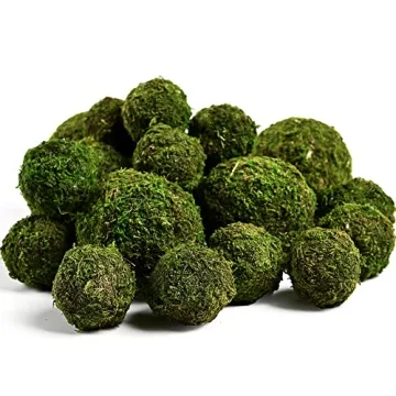 Usmola 18pcs Decorative Moss Balls for Stunning Decor