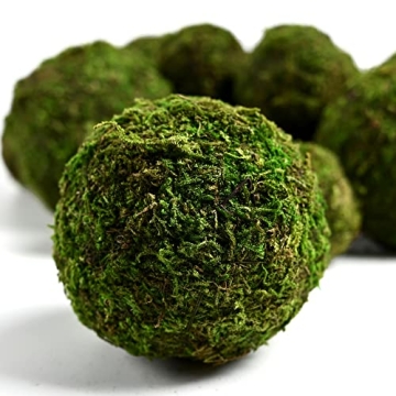 Usmola 18pcs Decorative Moss Balls for Stunning Decor