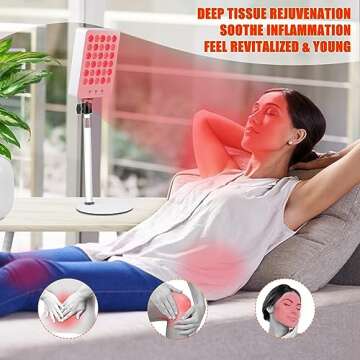 Red Light Therapy Device for Skin Health and Pain Relief
