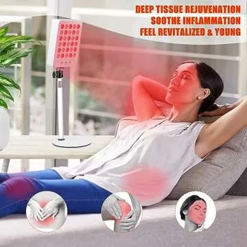 Red Light Therapy Device for Skin Health and Pain Relief
