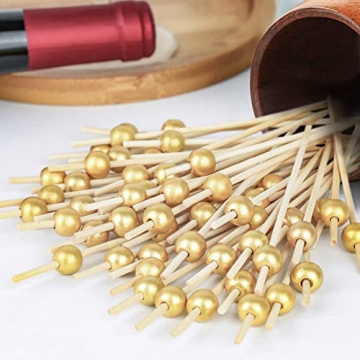 Elegant 200PCS Bamboo Cocktail Picks for Any Occasion