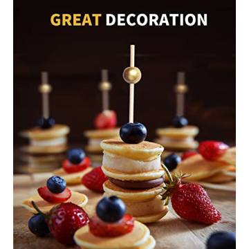 Elegant 200PCS Bamboo Cocktail Picks for Any Occasion