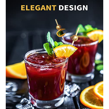 Elegant 200PCS Bamboo Cocktail Picks for Any Occasion