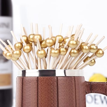 Elegant 200PCS Bamboo Cocktail Picks for Any Occasion