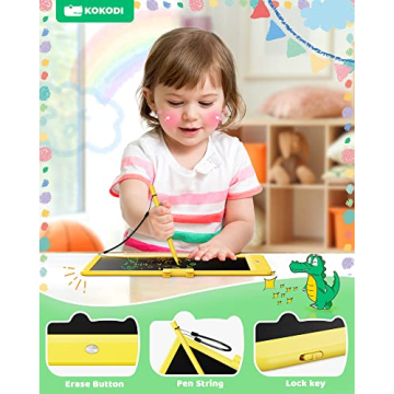 KOKODI LCD Writing Tablet 10 Inch Kid-Friendly Doodle Board