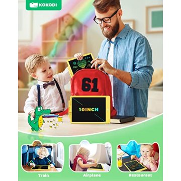 KOKODI LCD Writing Tablet 10 Inch Kid-Friendly Doodle Board