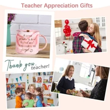 Teacher Gifts for Women,12oz Novelty Coffee Mug Gifts for Teacher,Christmas Birthday Graduation Gifts for Inspirational Teacher,Personalized Teacher Appreciation Gifts for End of Year Back to School
