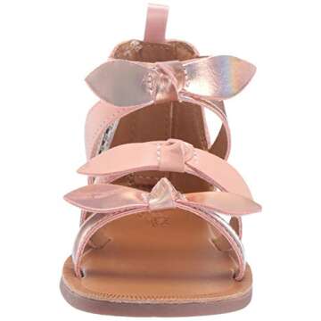 OshKosh B'Gosh Girl's Strappy Bow Sandal for Summer