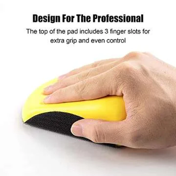 Vibratite 5 Inch Hook and Loop Sanding Block for Woodwork