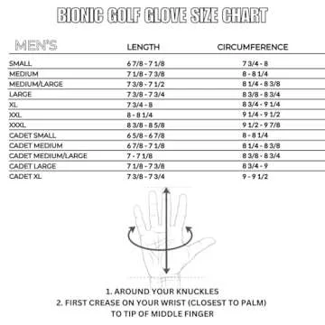 Bionic StableGrip with Natural Fit Golf Glove - White (Cadet Medium, Left)