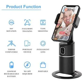 Auto Tracking Phone Holder for Vlogging & Live Streaming