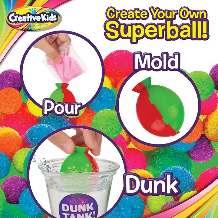 DIY Bouncy Ball Craft Kit for Kids - Ages 6+