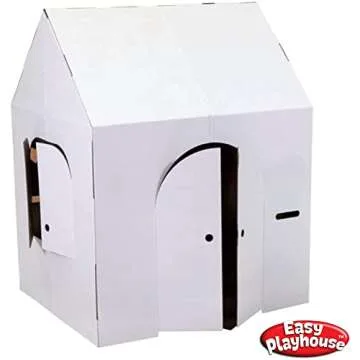 Easy Playhouse Blank Crafty Cottage for Kids Fun