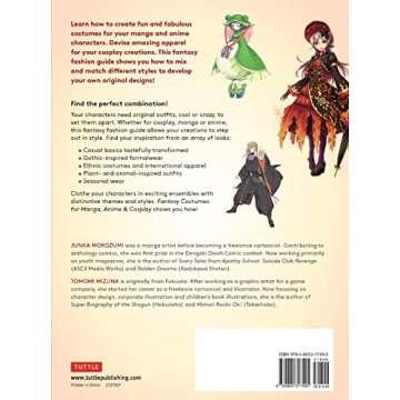 Fantasy Costumes for Manga, Anime & Cosplay: A Drawing Guide and Sourcebook (With over 1100 color il...