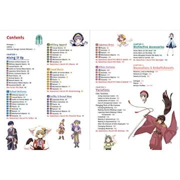Fantasy Costumes for Manga, Anime & Cosplay: A Drawing Guide and Sourcebook (With over 1100 color illustrations)